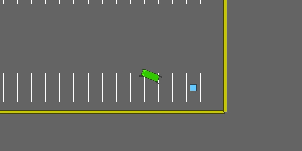 The parking-v0 simulator